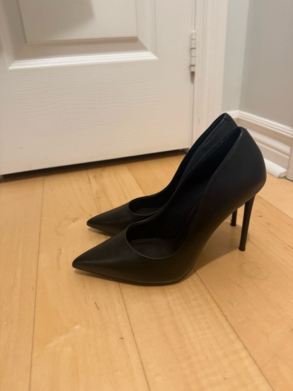 Steve Madden Black Pointed-Toe Stiletto Pumps